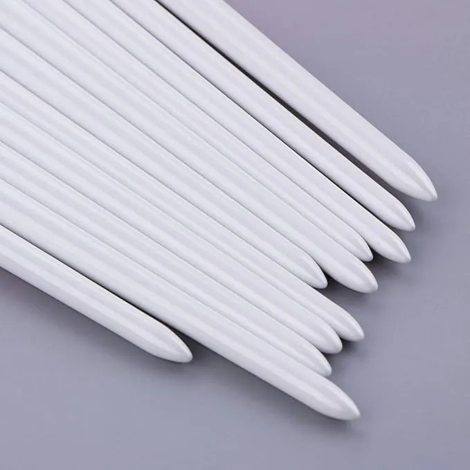 11 Pcs UNIMEIX White Eye Makeup Brushes, Pearl Black Eyeshadow Makeup Brushes Set