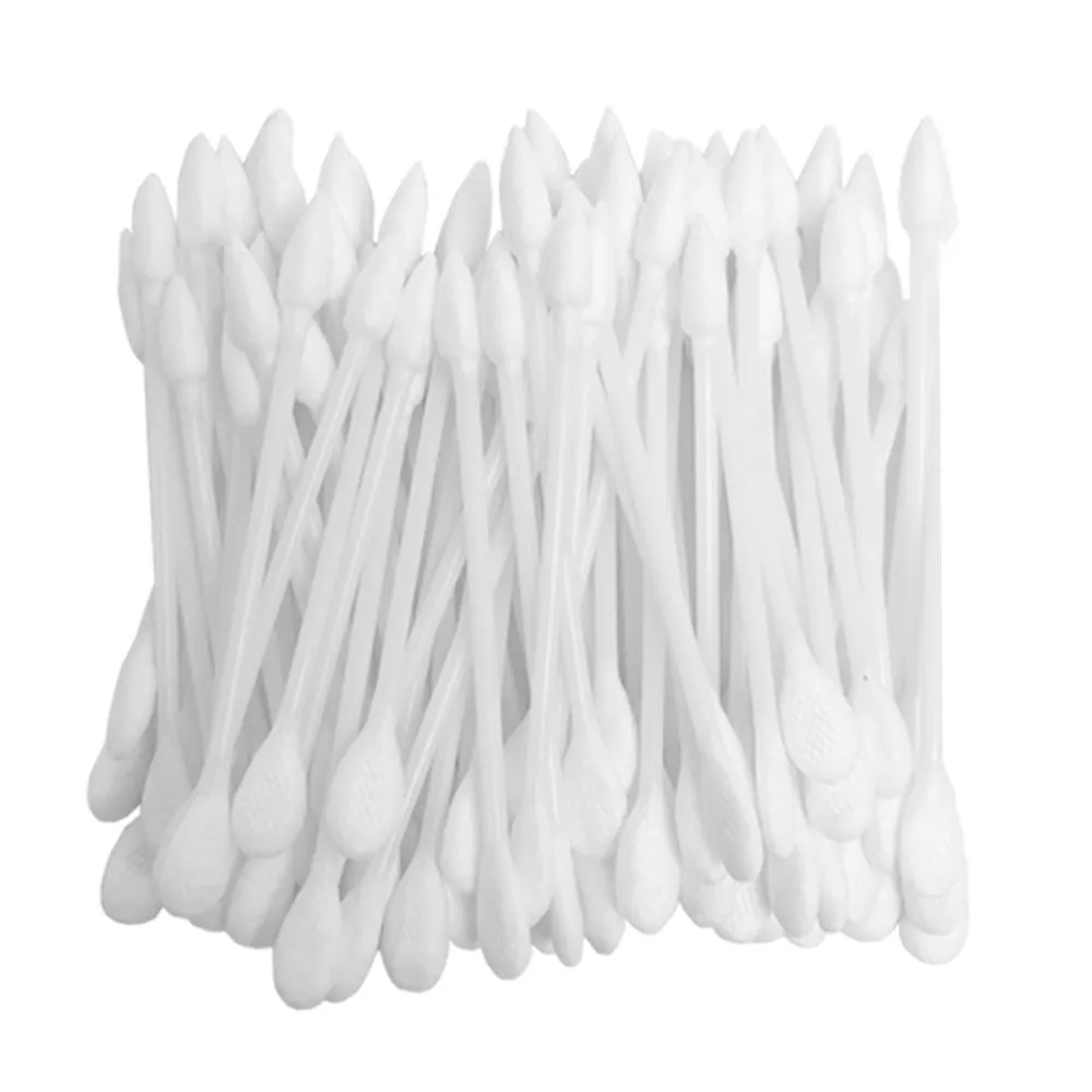 150 Cotton Swab Double Head Swabs Pointed Q Tip Makeup Cosmetic Nail Applicator