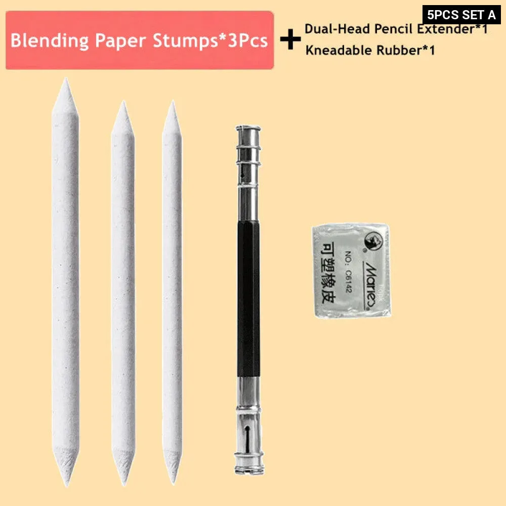 Art Blending Tools Set for Charcoal Sketching