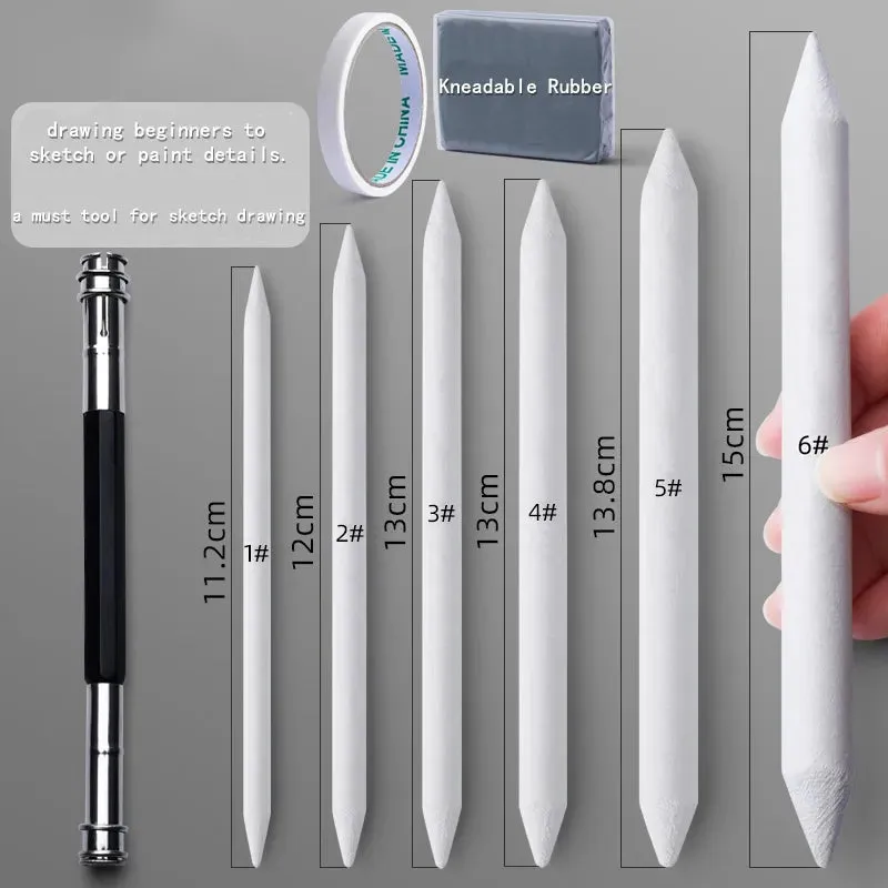 Art Blending Tools Set for Charcoal Sketching