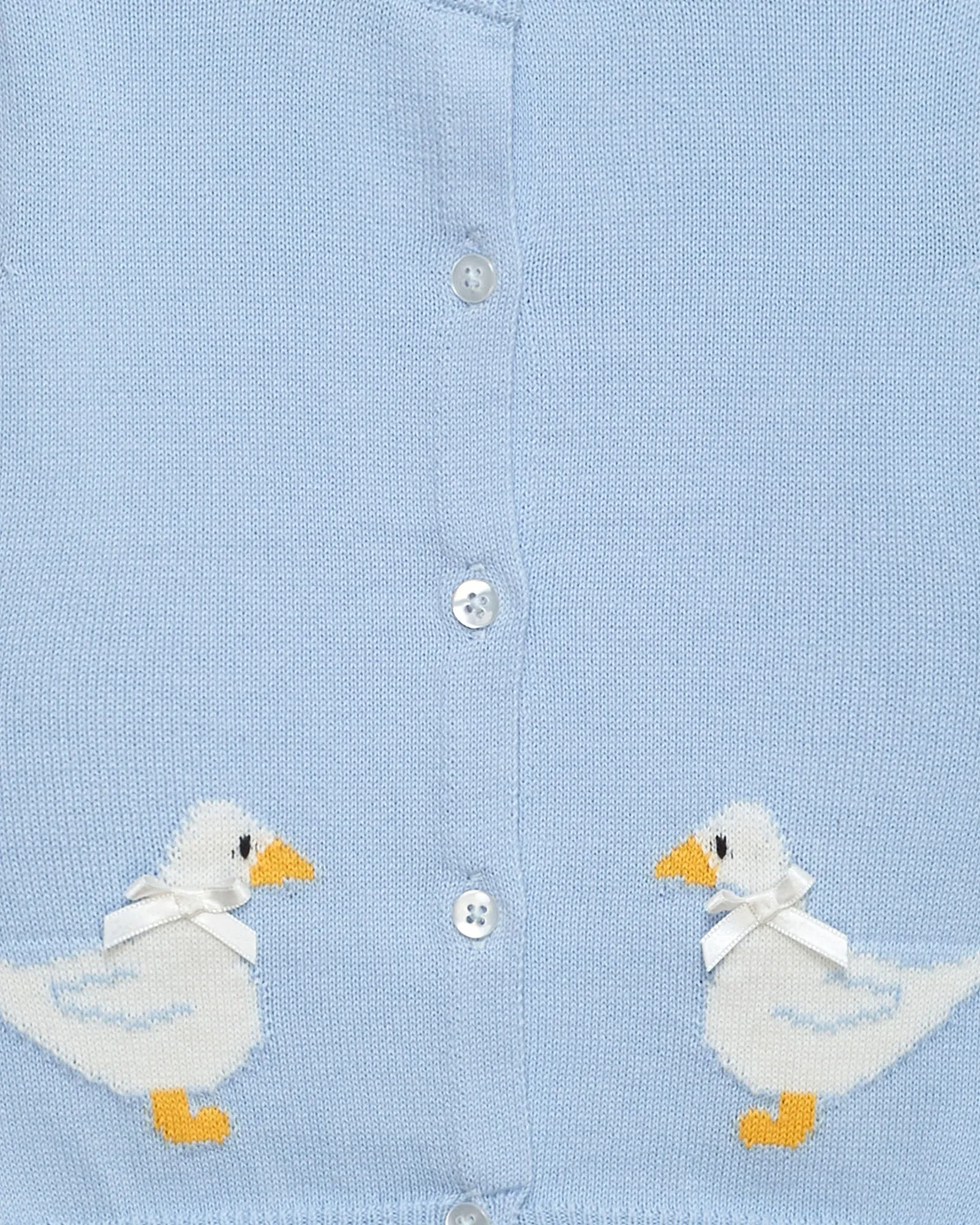Baby Duck Cardigan in Cornflower Blue