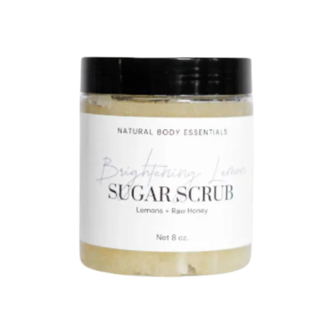 Body Wash & Brightening Lemon Body Sugar Scrub - Self Care Bundle