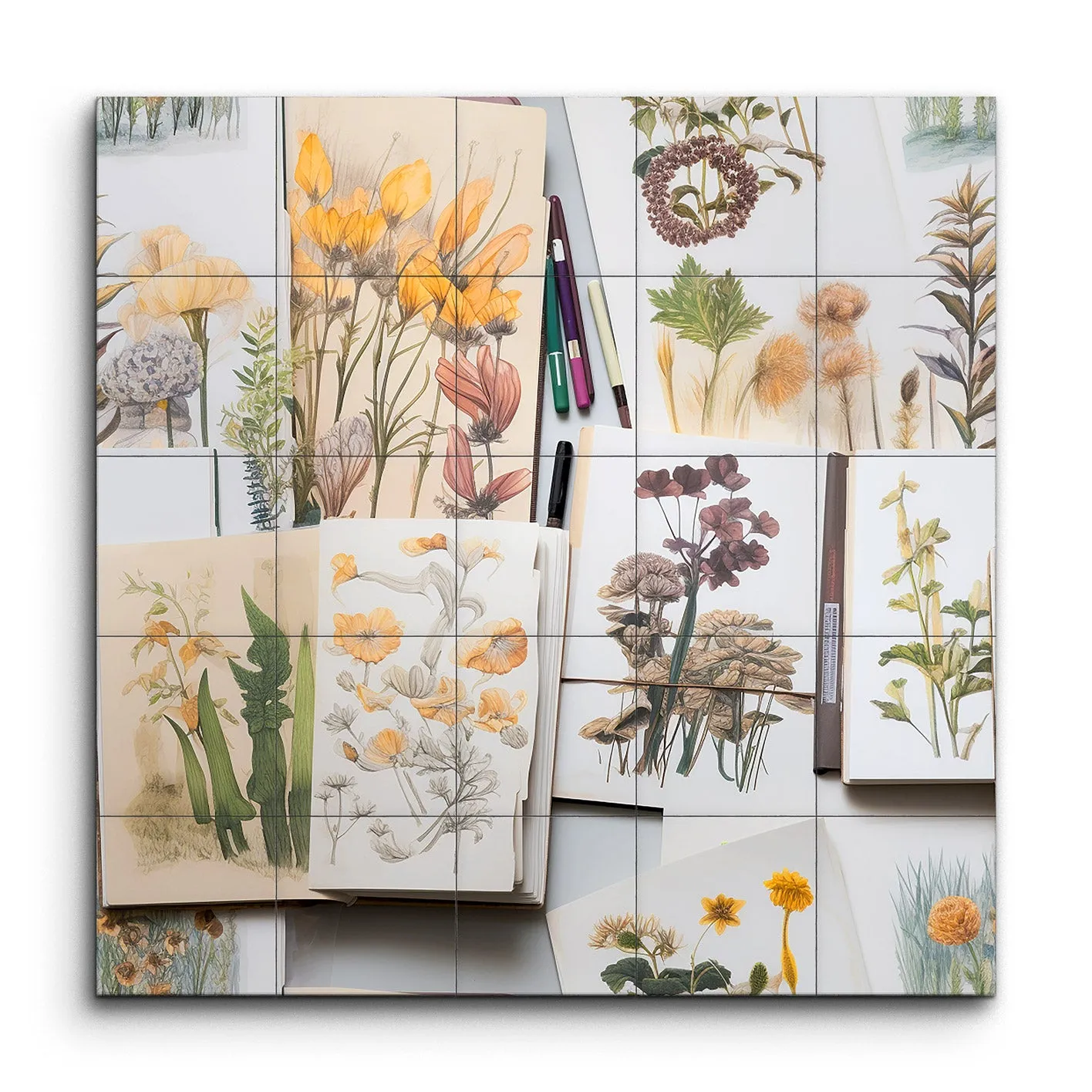 Botanical Elegance: Artistic Flora Collection