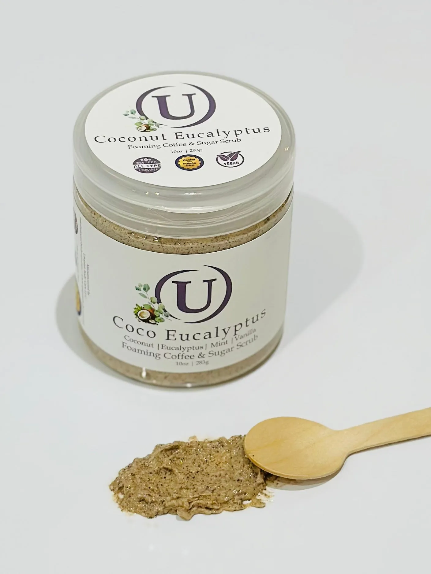 Coco Eucalyptus Foaming Coffee & Sugar Scrub