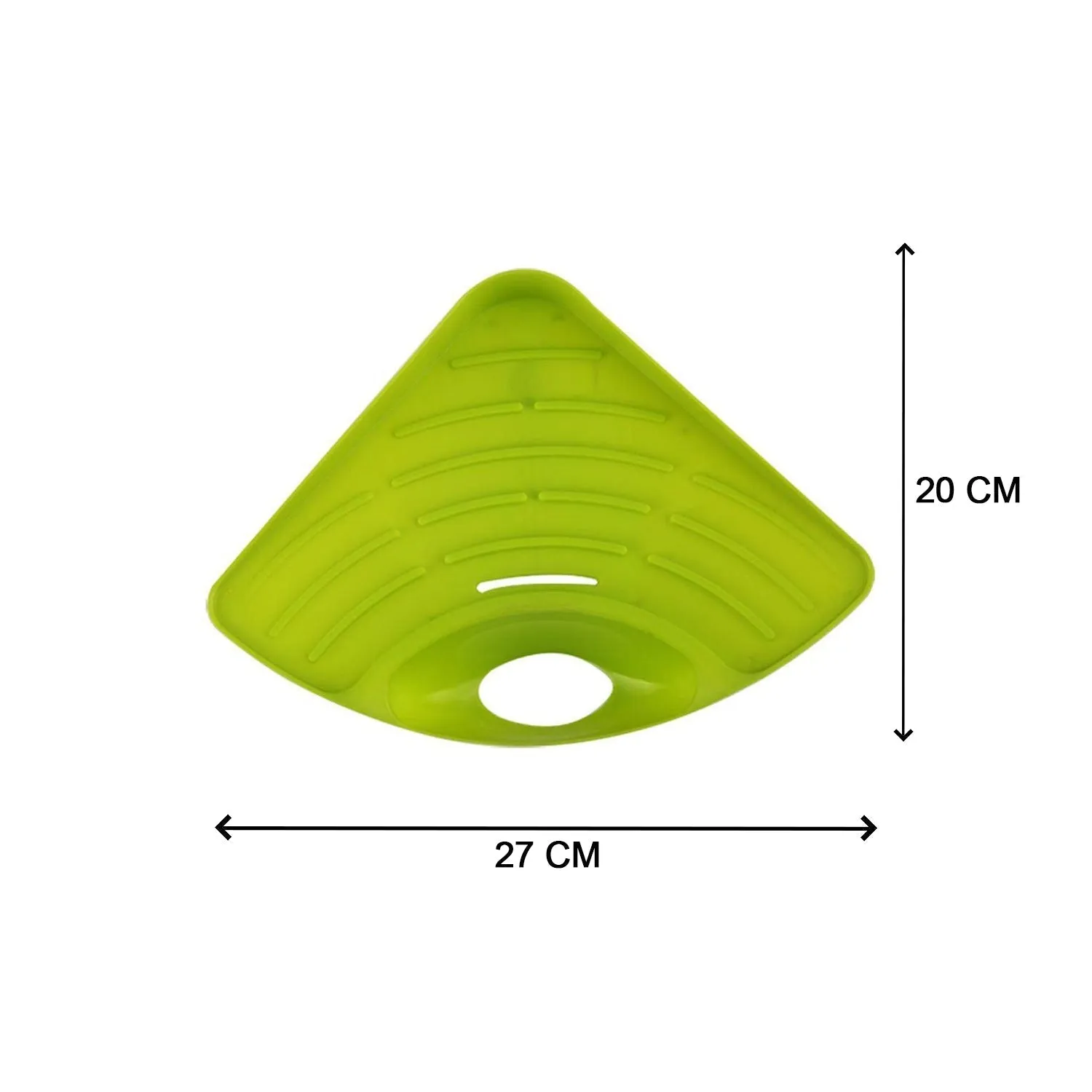 Corner Sink Strainer For Draining Kitchen Waste In Sinks And Wash Basins.
