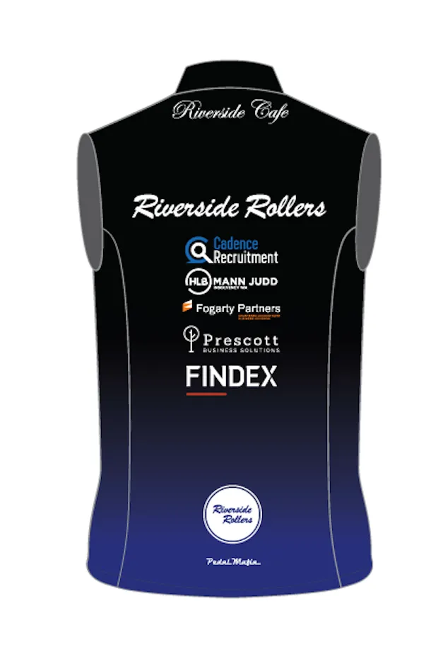 Custom Vest - Riverside Rollers CX Black