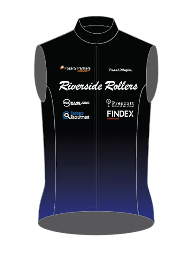 Custom Vest - Riverside Rollers CX Black
