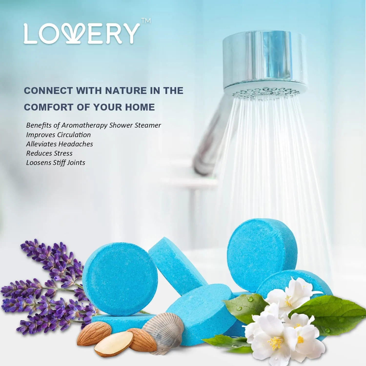 Essential Oils Shower Steamers - 8 Therapeutic Shower Bombs