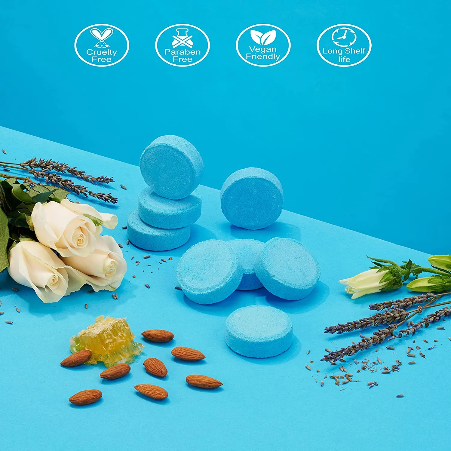 Essential Oils Shower Steamers - 8 Therapeutic Shower Bombs