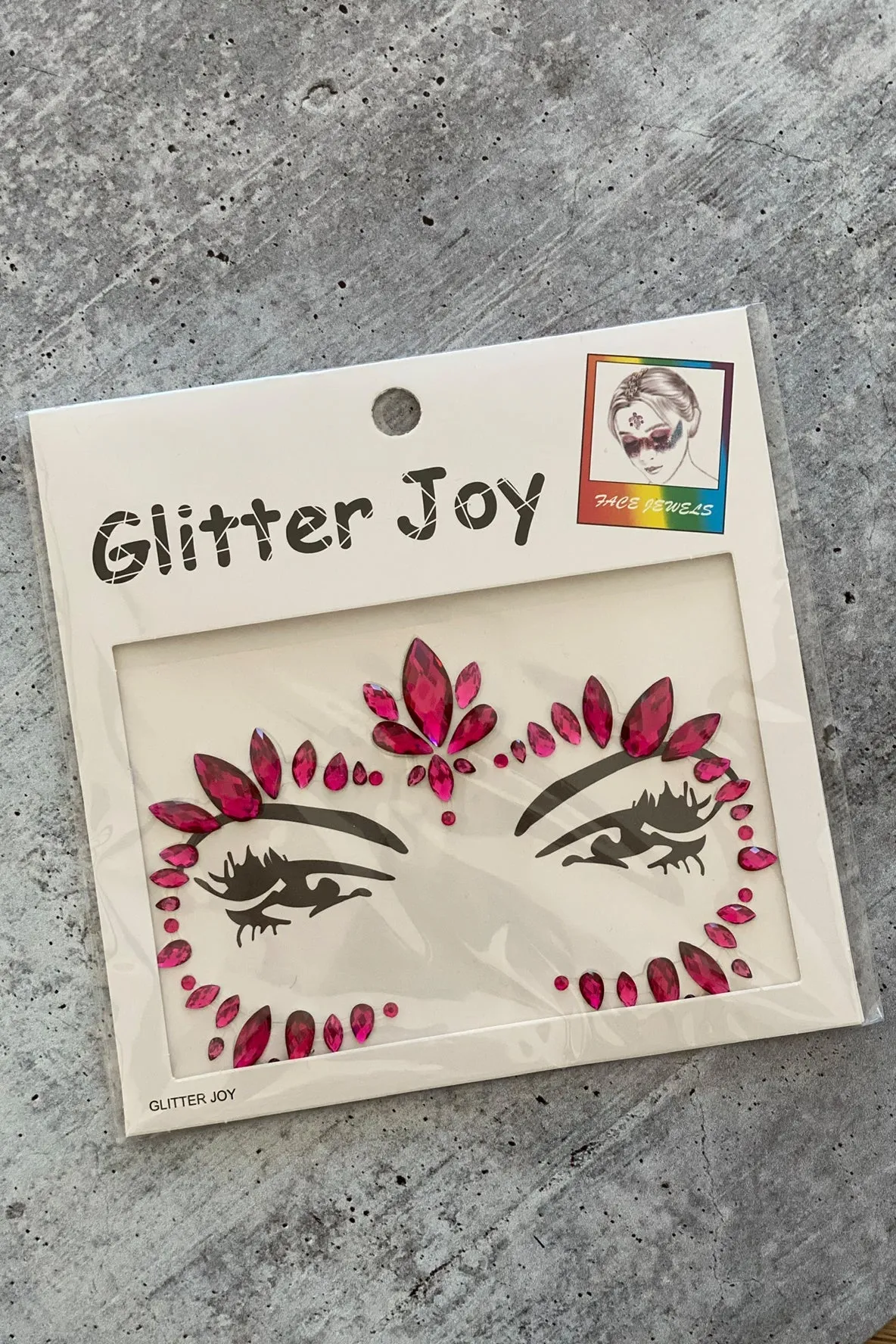 Fuchsia Face Jewels