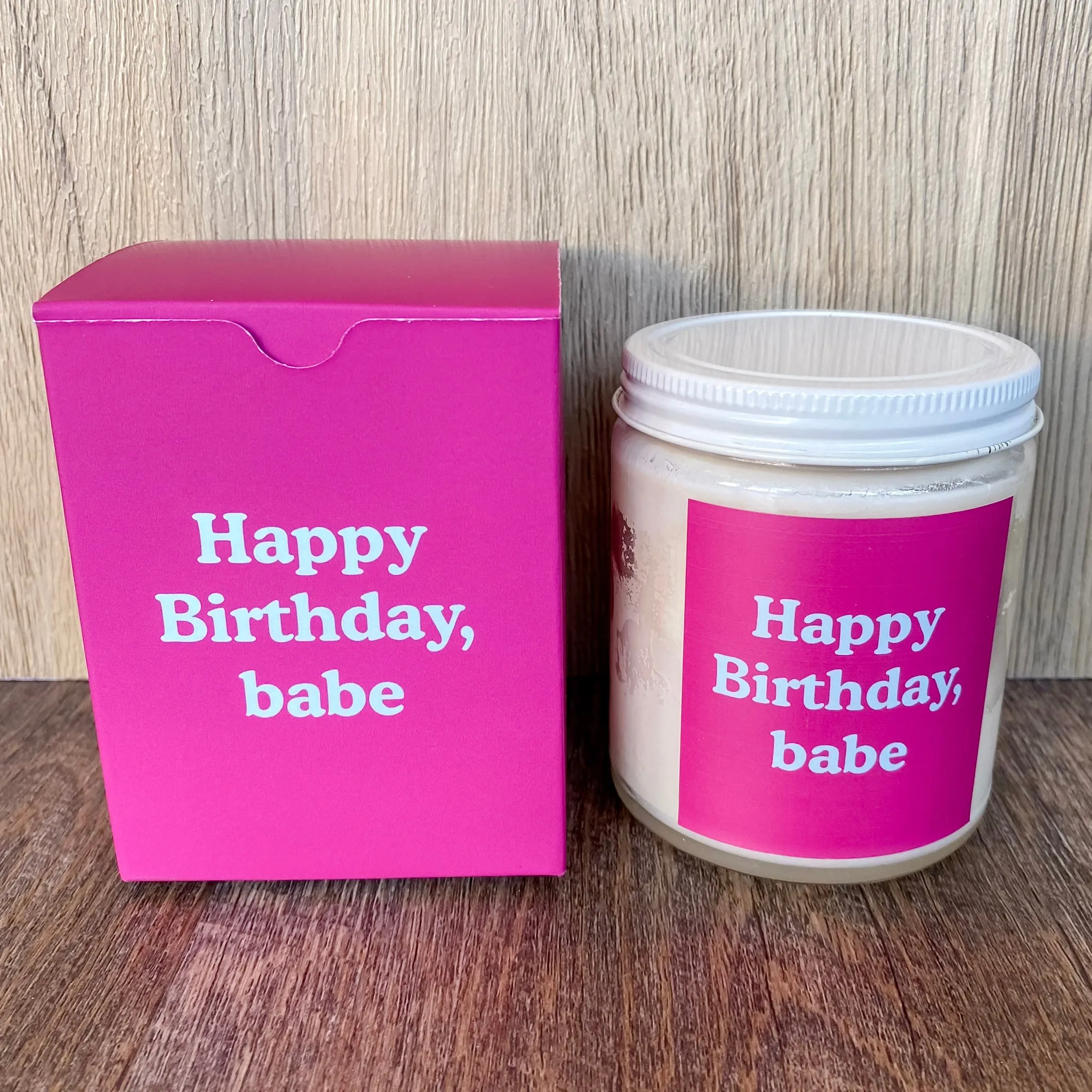 Happy Birthday Babe Candle