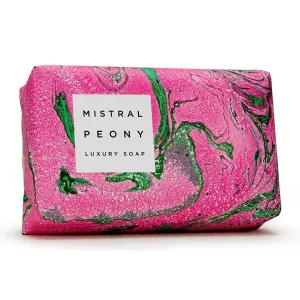 Marble Peony Bar Soap