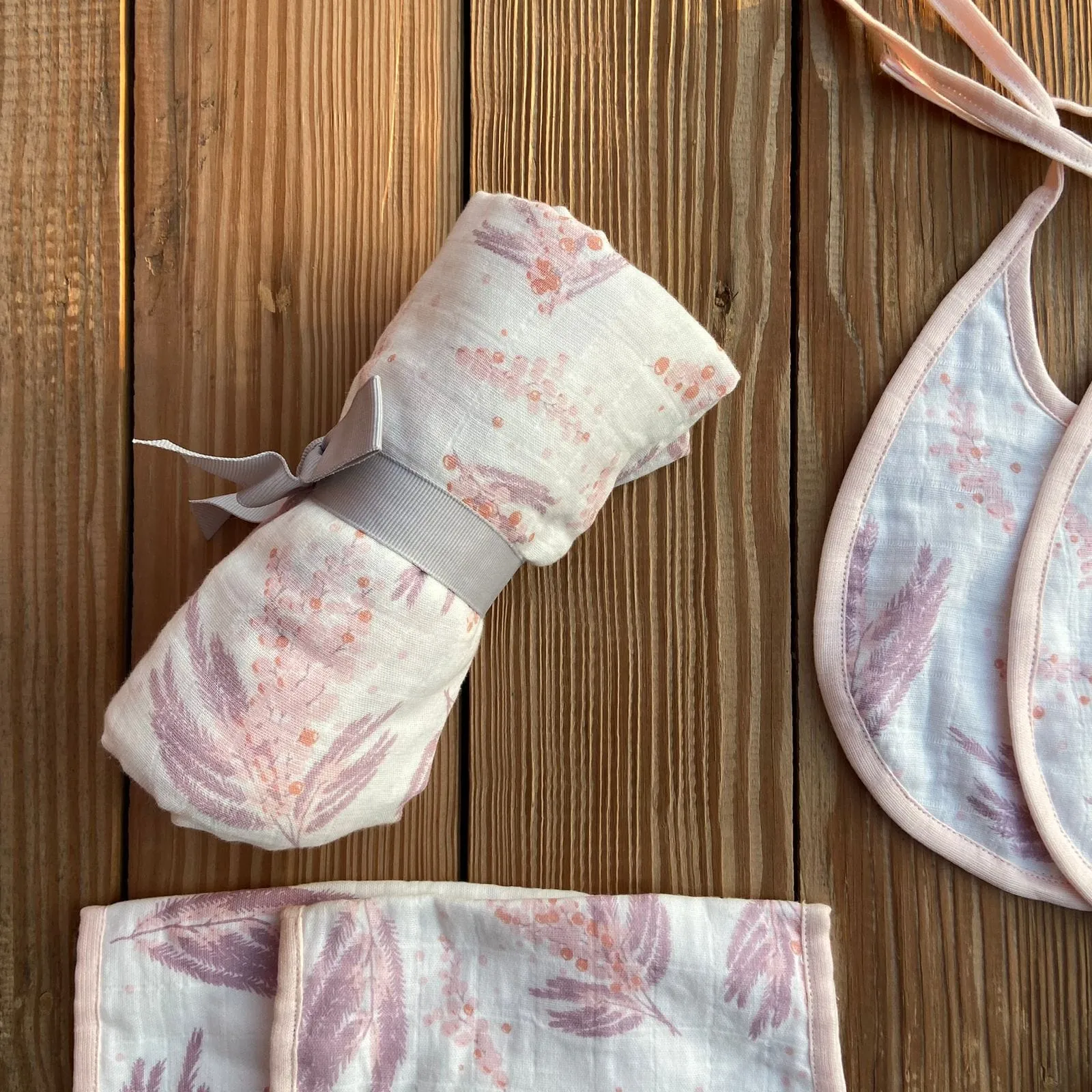 Muhly Grass Muslin Essential Combo   Custom Bunny Bag