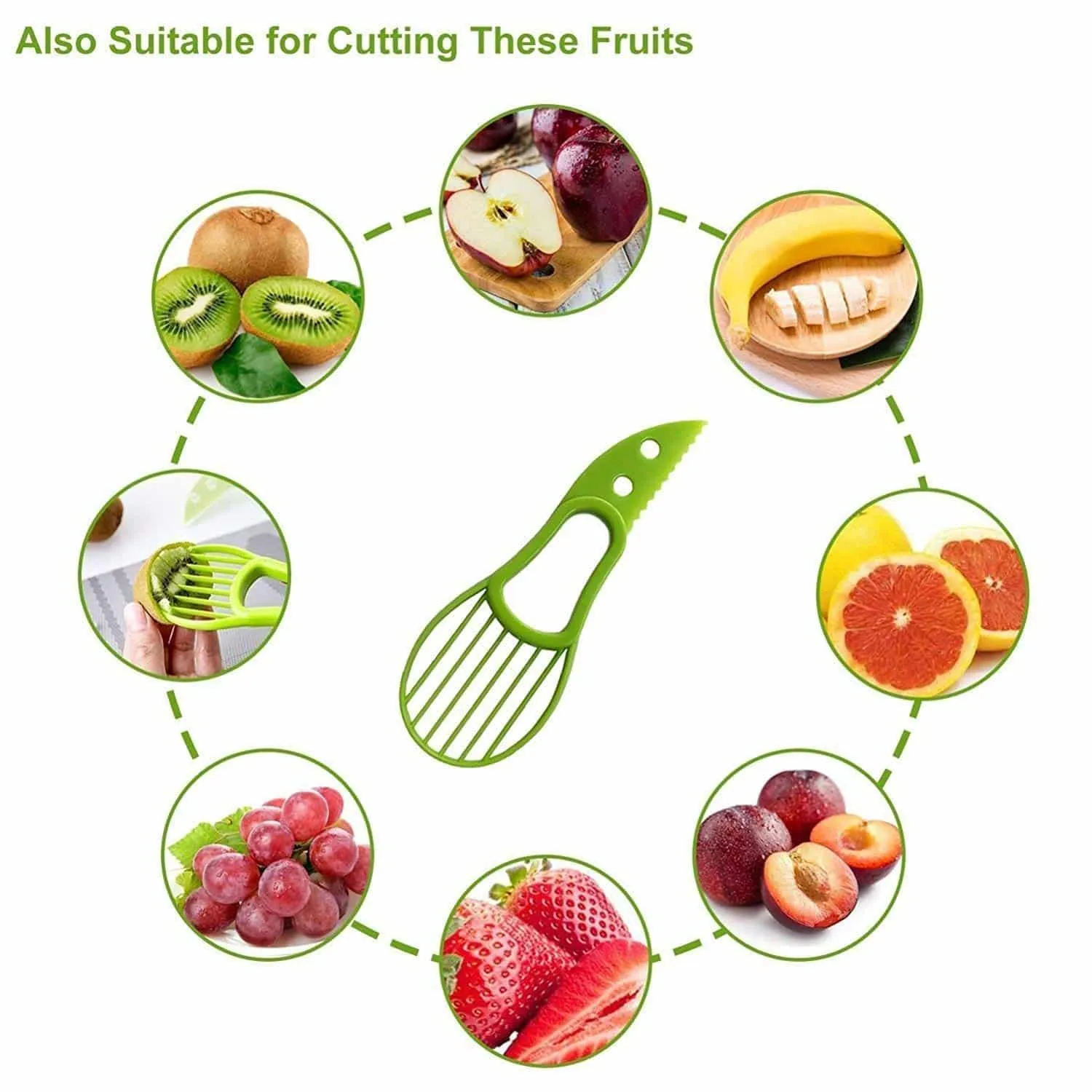 Multifunctional Avocado Core Removing Slicer