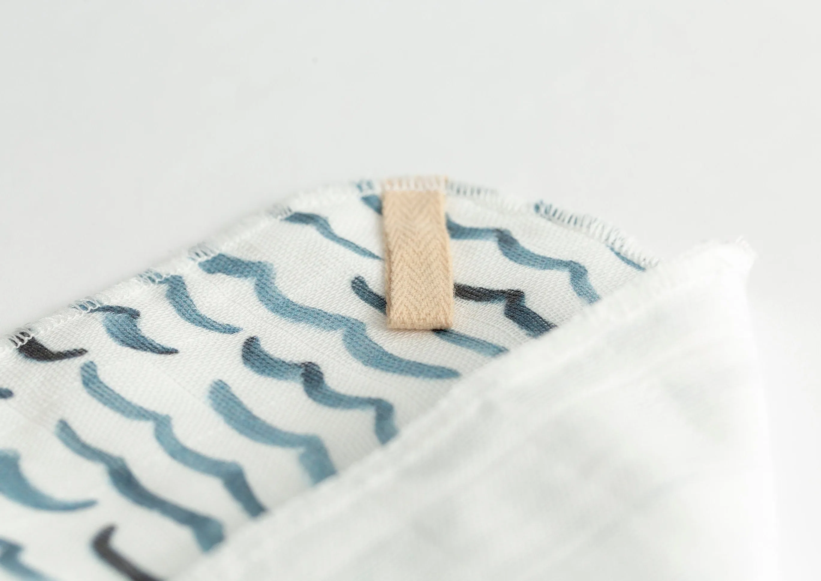 Muslin Face Cloth | Coastal Waves