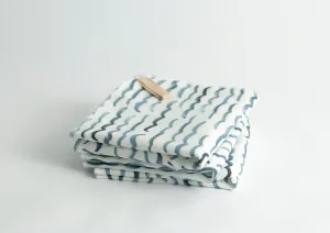 Muslin Face Cloth | Coastal Waves