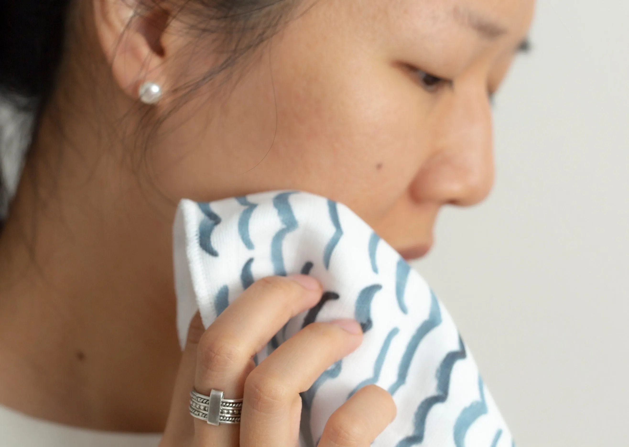 Muslin Face Cloth | Leafy Monstera