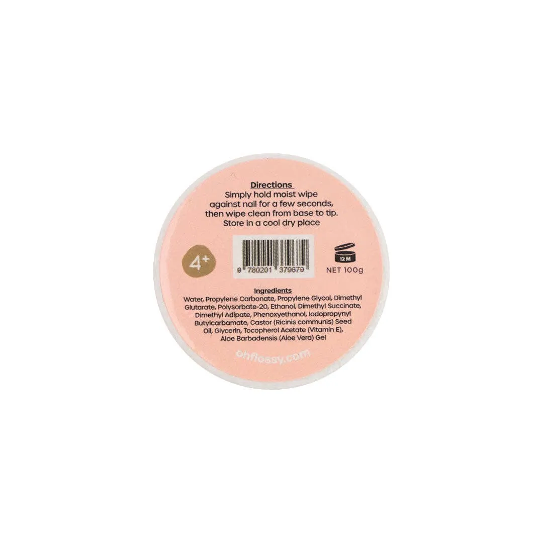 Oh Flossy Water-Based Nail Polish Remover 40 Wipes Kids Makeup Set Best Seller 4yrs 