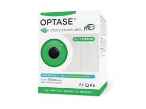 Optase TTO Eyelid Cleansing Wipes (20 ct)