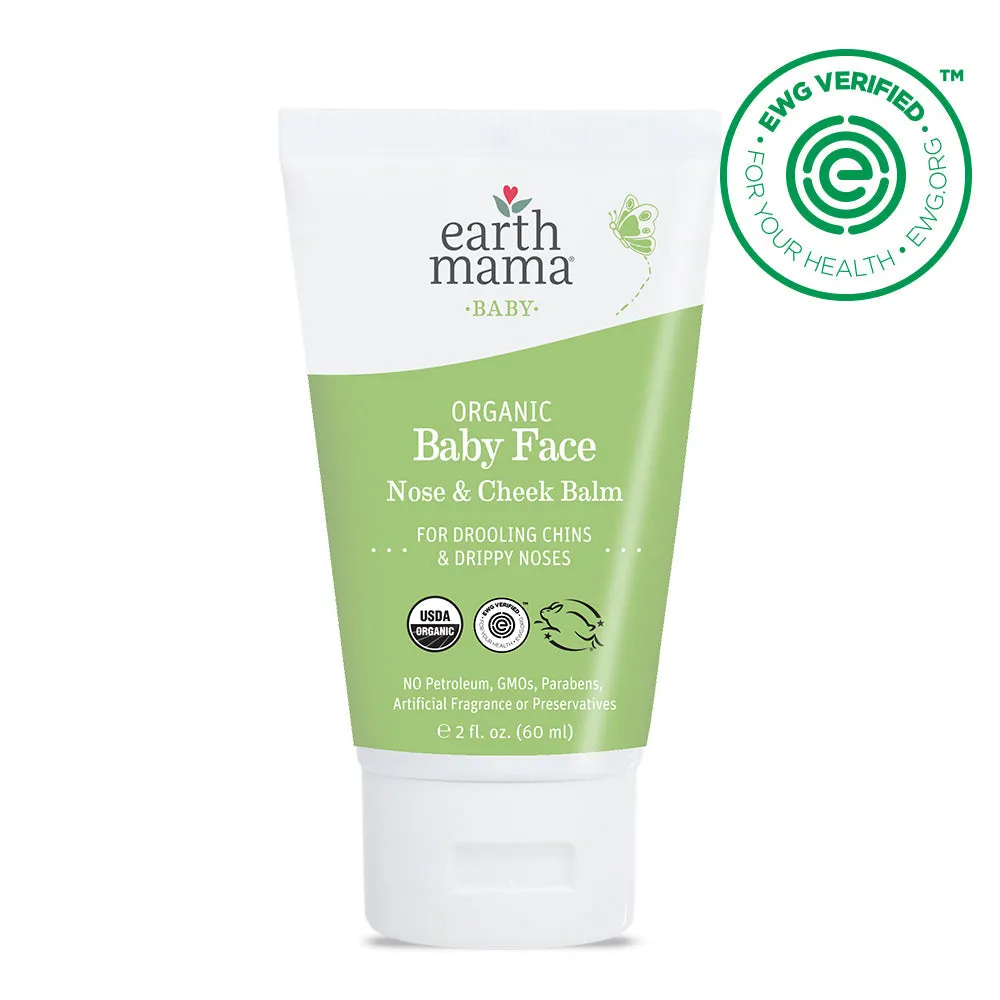Organic Baby Face Nose   Cheek Balm 2 oz by Earth Mama Organics