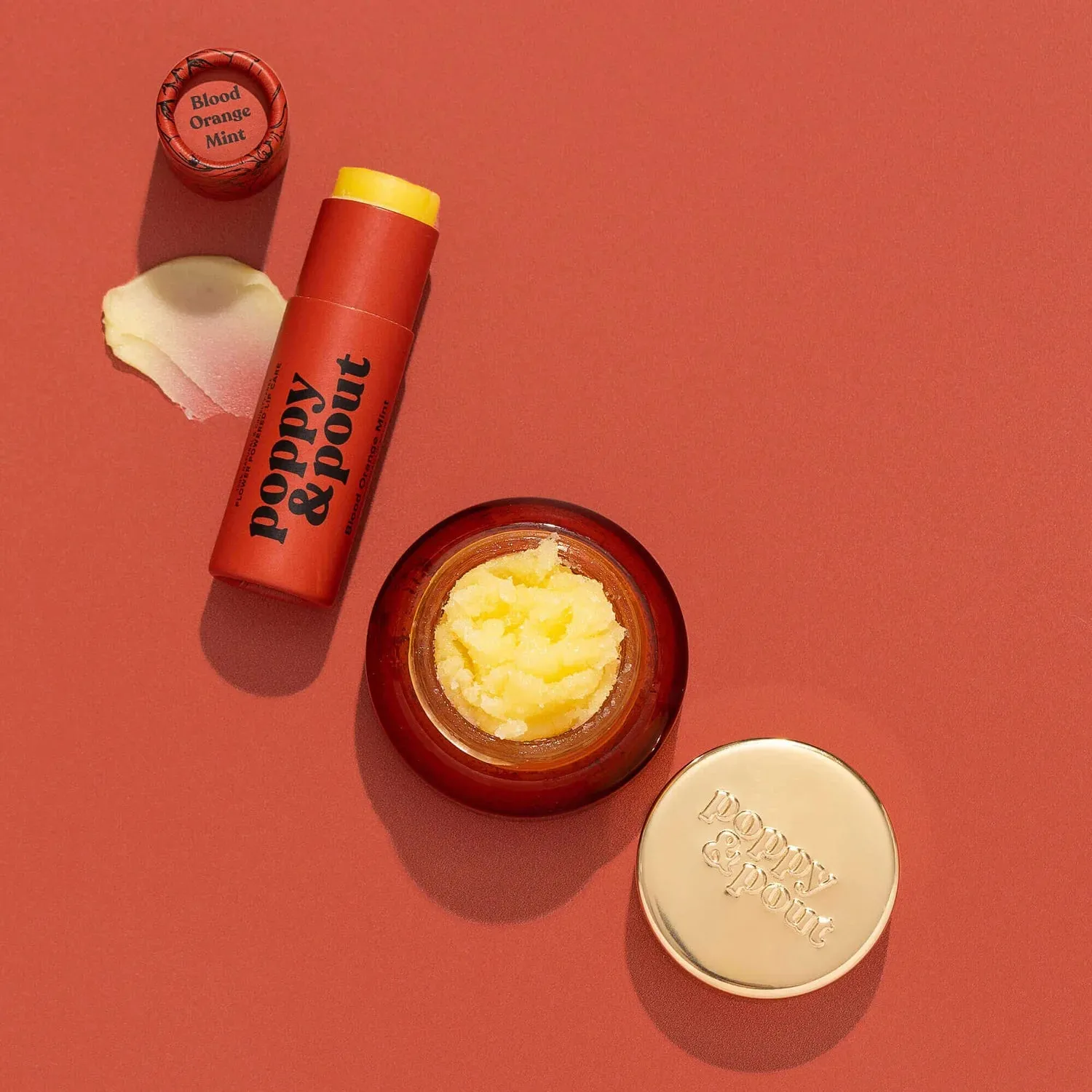 Poppy & Pout Lip Lip Care Duo Gift Set, Blood Orange Mint