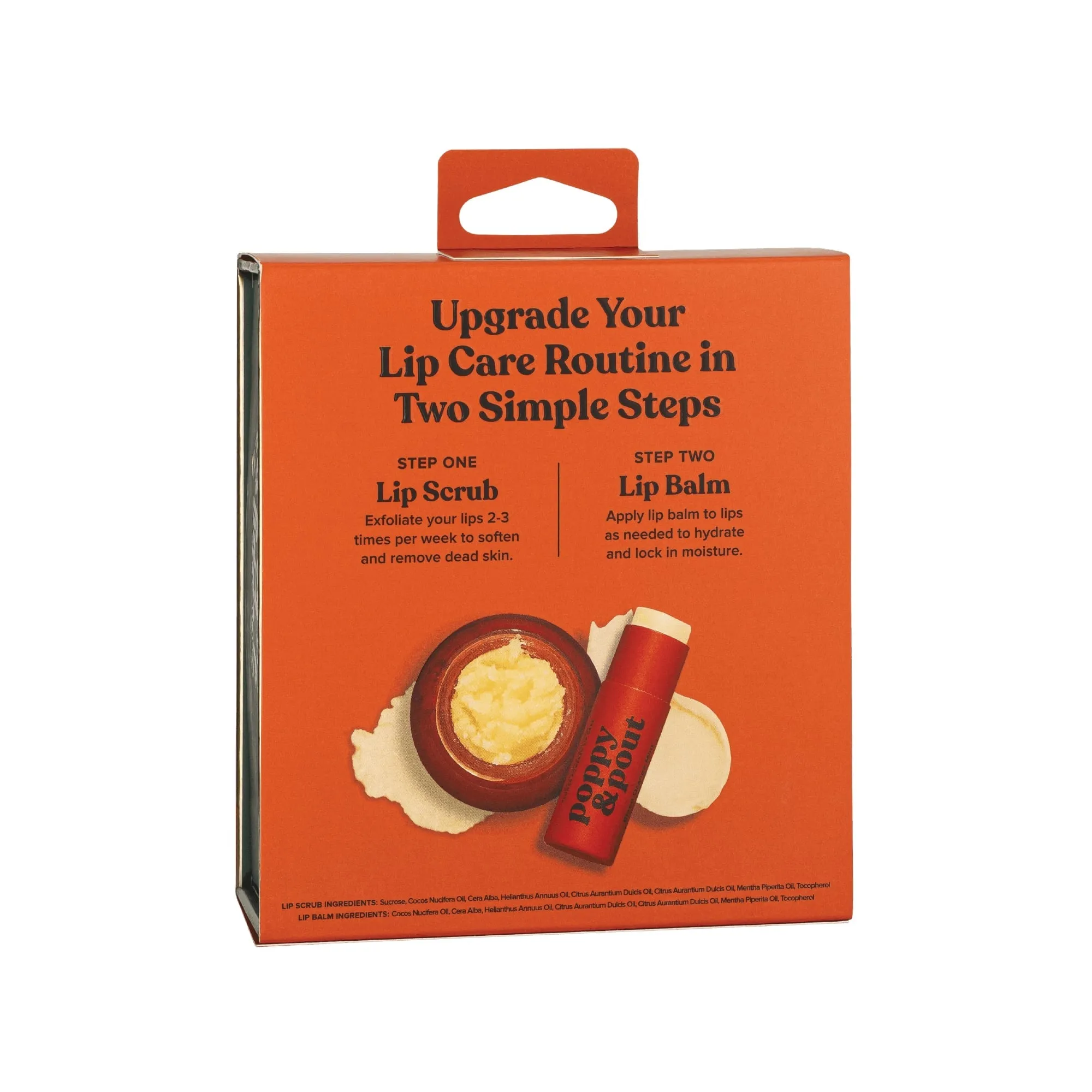 Poppy & Pout Lip Lip Care Duo Gift Set, Blood Orange Mint