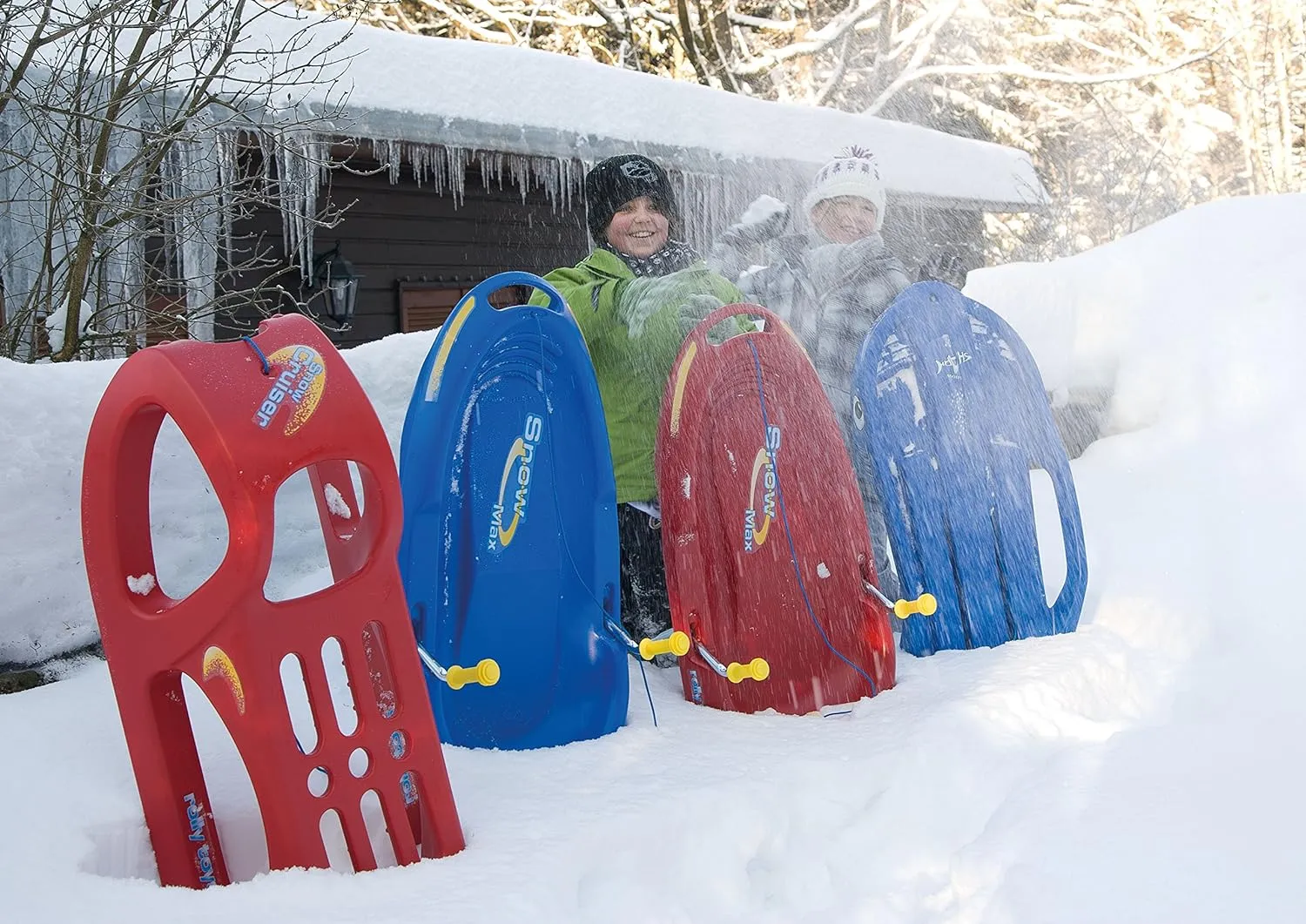 Rolly Toys - rollyJetstar Luge pour enfants coque en plastique  partir de 3 ans