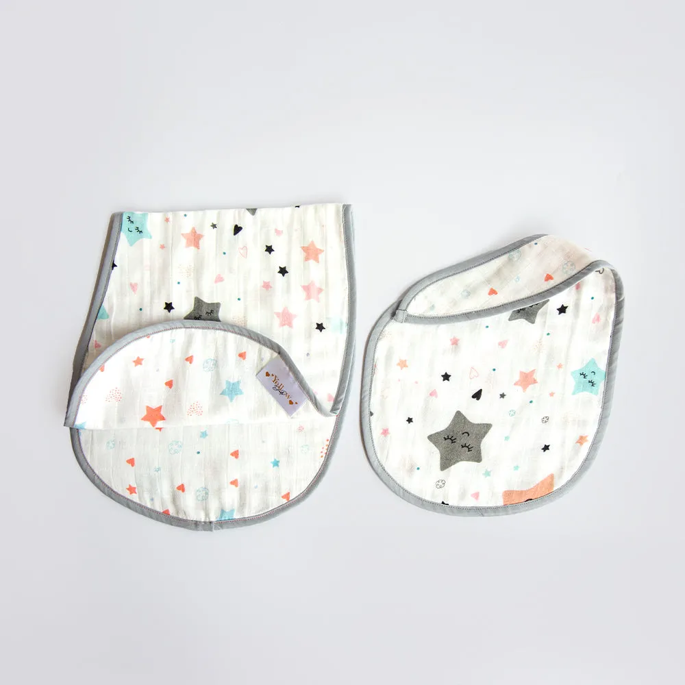 Twinkly Stars Muslin Essentials - Set Of 6