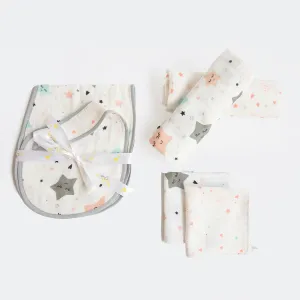 Twinkly Stars Muslin Essentials - Set Of 6