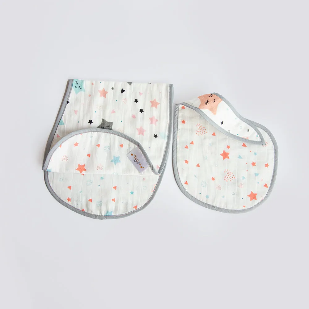 Twinkly Stars Muslin Essentials - Set Of 6