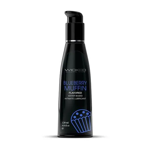 Wicked AQUA BLUEBERRY MUFFIN Flavoured Lube 120ml