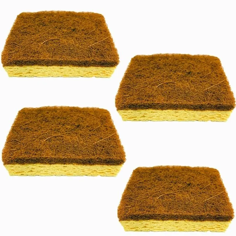 Wood Pulp Kitchen Sponge 5 Pcs Set