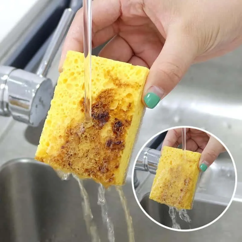 Wood Pulp Kitchen Sponge 5 Pcs Set