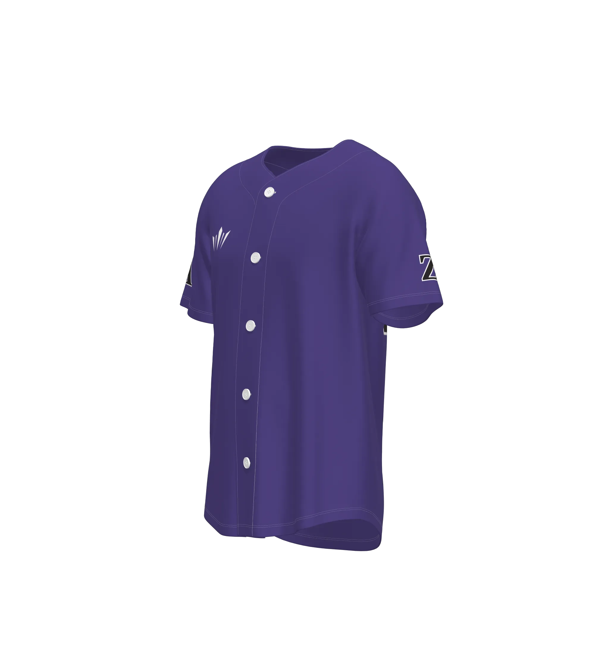 Z&J Baseball Jersey - Purple (Customizable)
